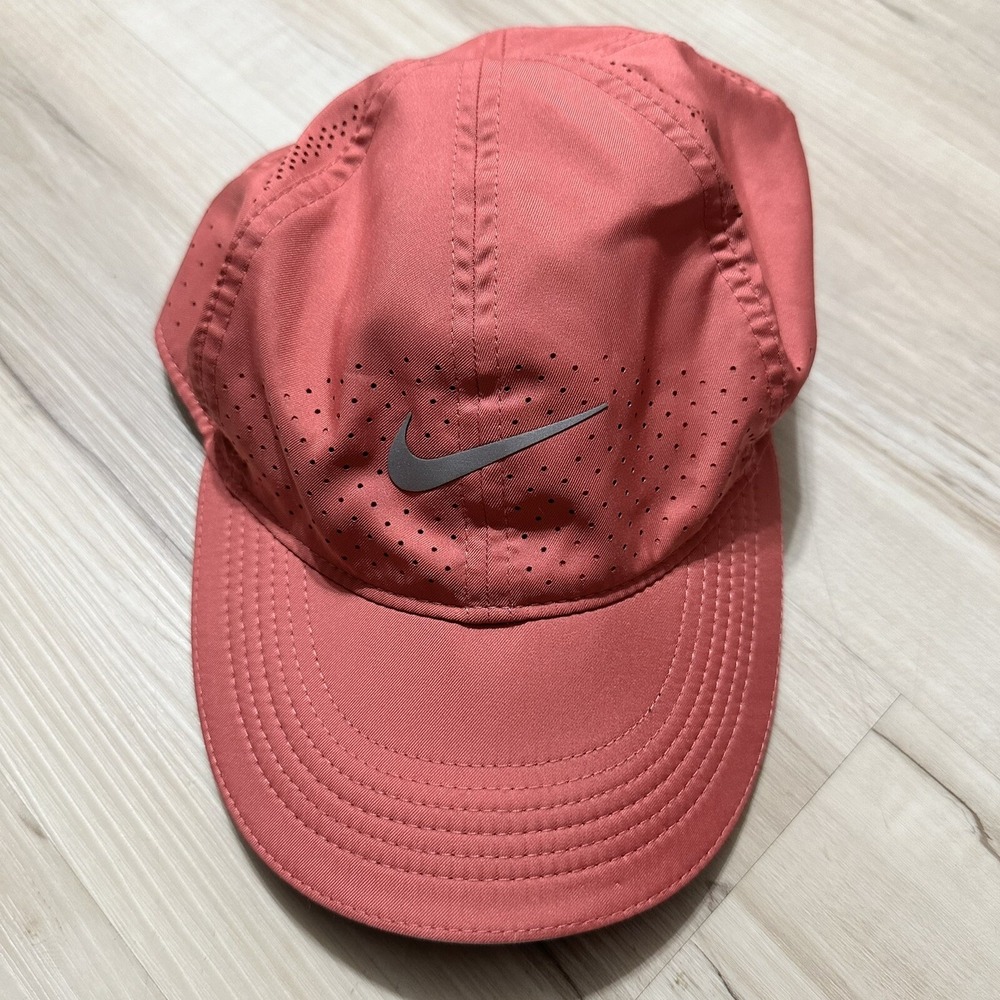 Nike Aerobill Featherlight Running Cap Women's Hat Perforated DRI-FIT 6 Panel